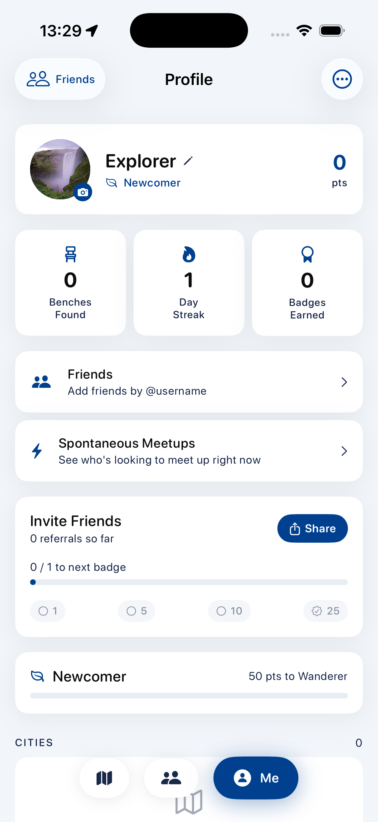 bench app screen 3