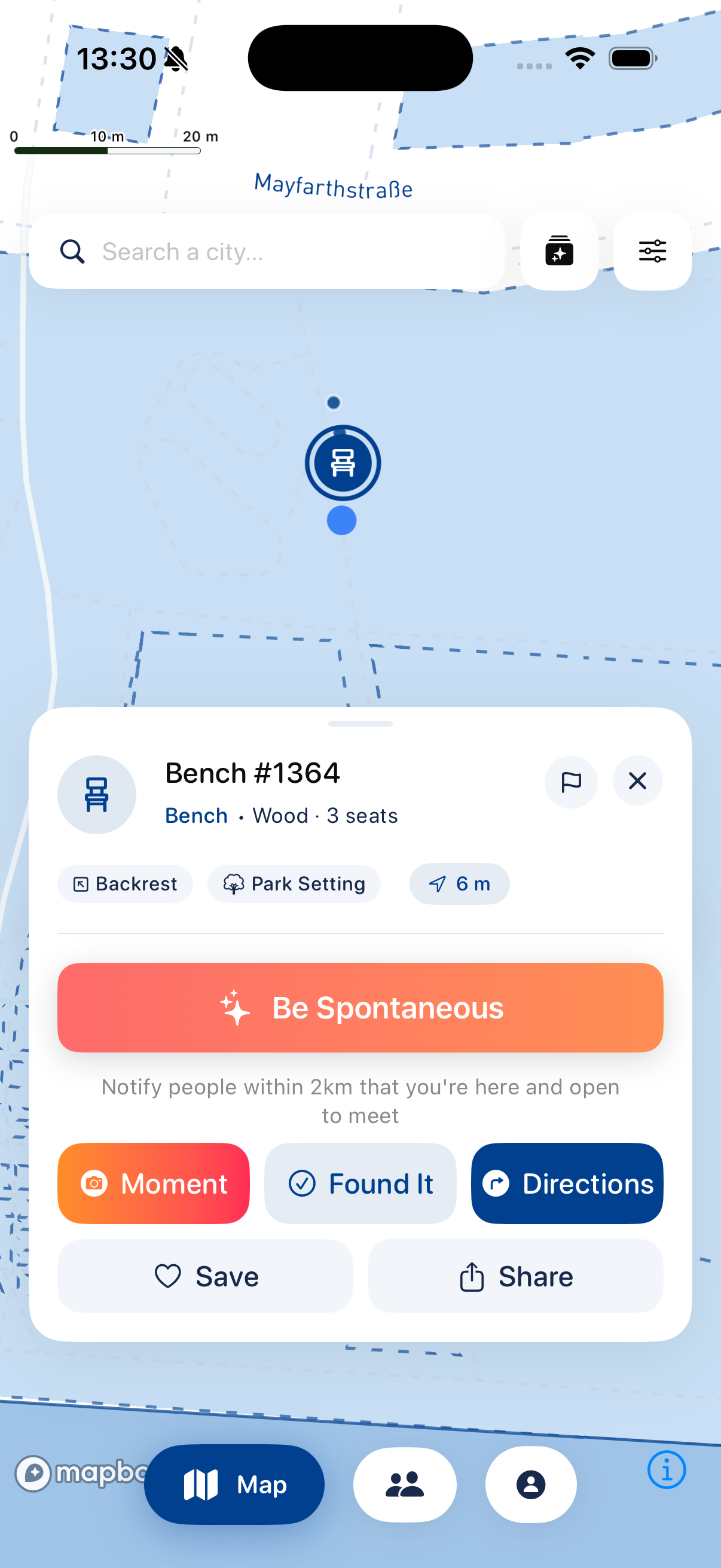 bench app screen 7